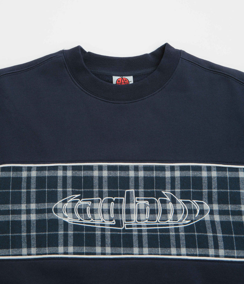 Baglady Warp Tech  Crewneck Sweatshirt in Dark Navy