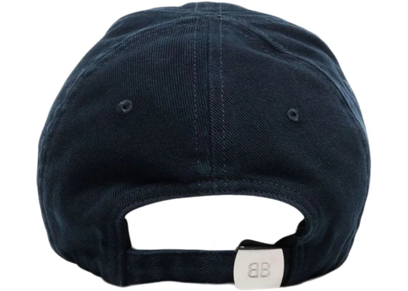 Balenciaga Balenciaga Cities New York Strap-back Cap Marine Blue/White