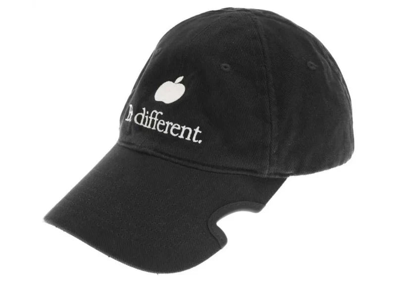 Balenciaga Be Different Apple Baseball Cap Black