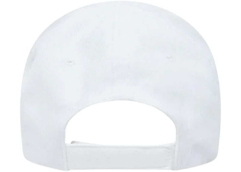 Balenciaga Hand Drawn BB Icon Velcro Tab Baseball Cap White/Black