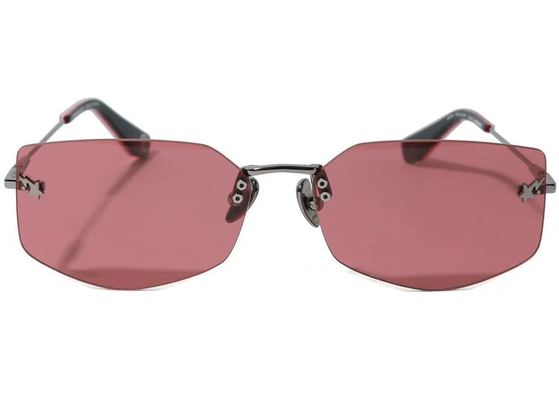 BAPE 10 Sunglasses Red