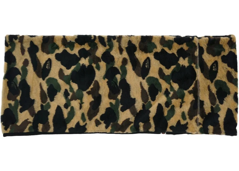 BAPE 1st Camo Boa Snood Neck Warmer (Ladies) Yellow