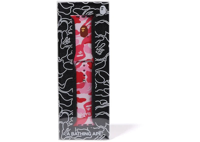 BAPE ABC Camo Apple Watch Band Pink
