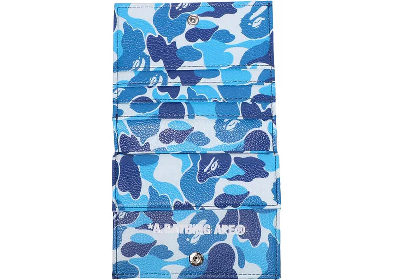 BAPE ABC Camo Mini Wallet Blue