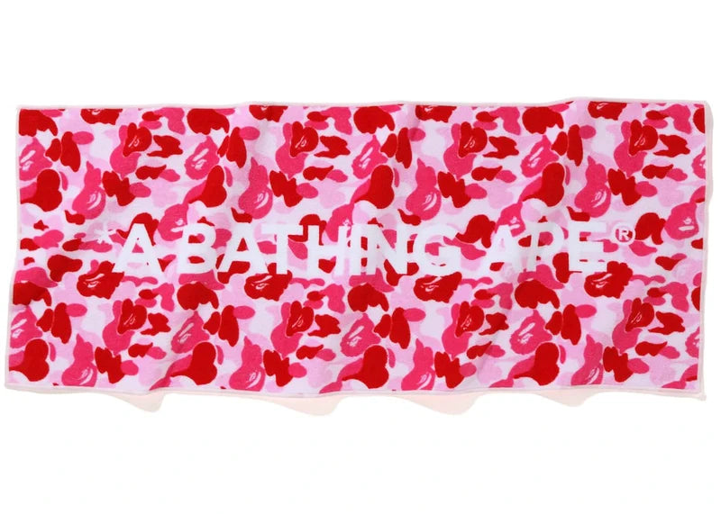 BAPE ABC Camo Sport Towel (SS23) Pink