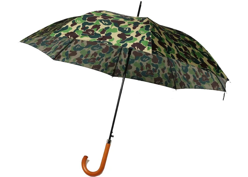 BAPE ABC Camo Umbrella Green
