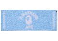 BAPE ABC Sea Surface Camo Beach Towel Blue
