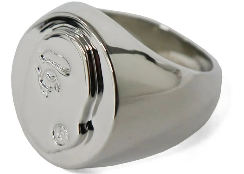 BAPE Ape Head Ring (FW21) Silver