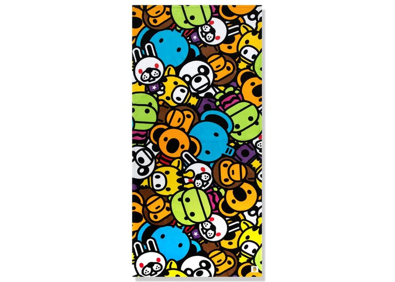 BAPE Baby Milo Safari Towel Multicolor