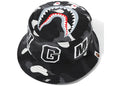 BAPE City Camo Shark Bucket Hat Black
