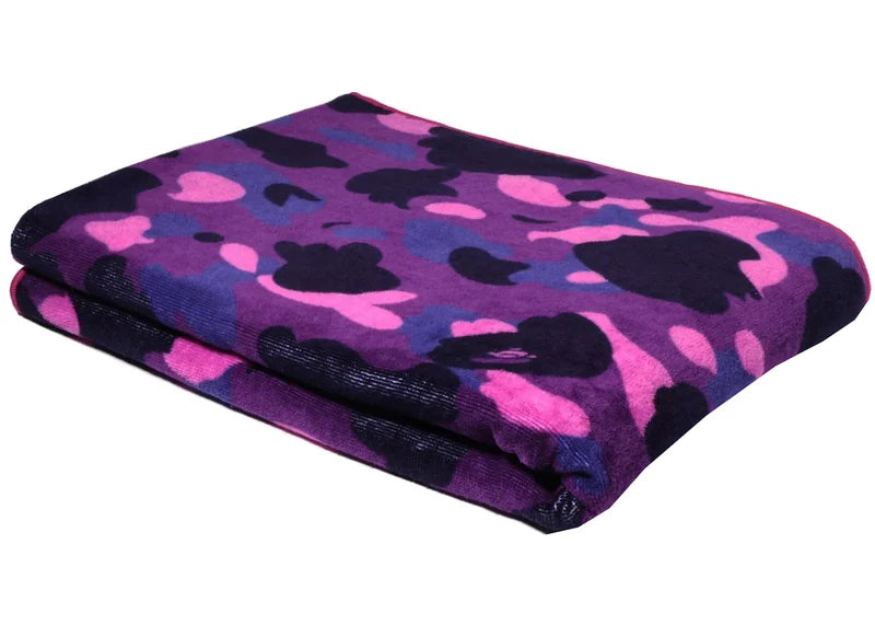 BAPE Color Camo Beach Towel (SS22) Purple