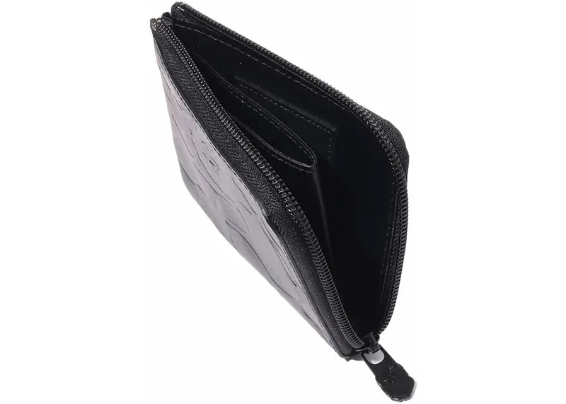 BAPE Solid Camo Leather III Wallet Black