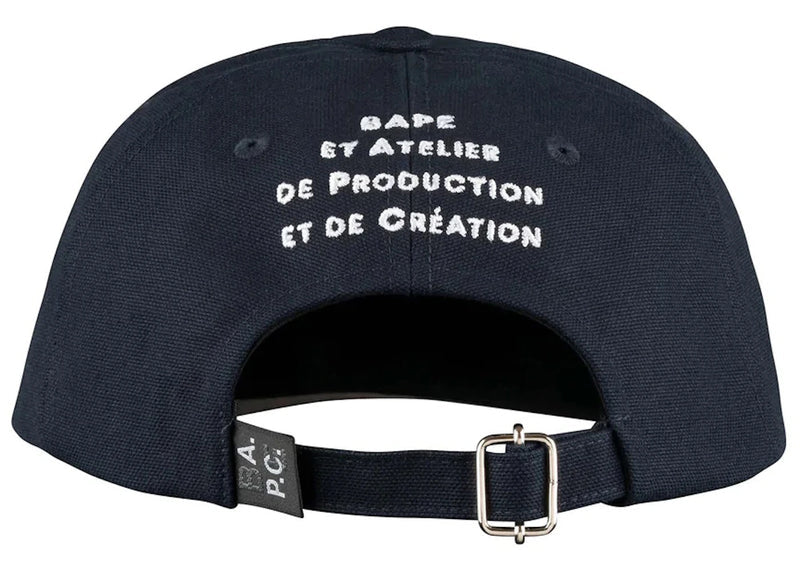 BAPE x A.P.C Moe-Moe Baseball Cap Navy Blue