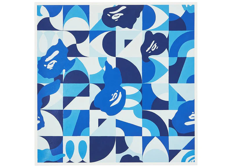 BAPE x Ilizarbe Blue Camo By Alvaro Ilizarbe Print