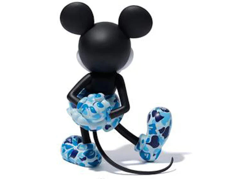 BAPE x Mickey Mouse 90th Anniversary Figure Blue Camo