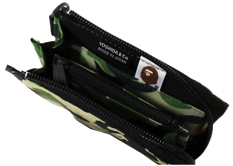 BAPE x Porter ABC Camo Mini Wallet Green