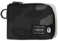 BAPE x Porter Color Camo Mini Wallet Black