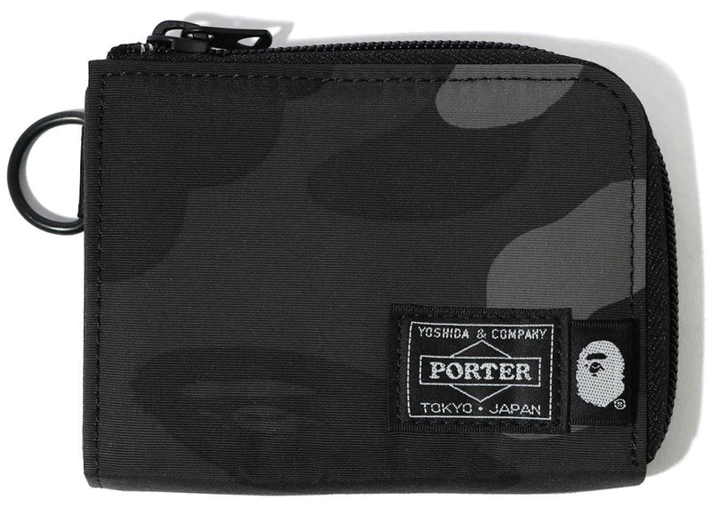BAPE x Porter Color Camo Mini Wallet Black