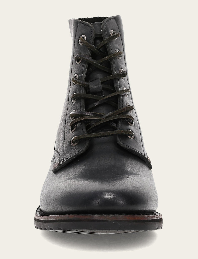 Barrett Lace Up - Black - Front
