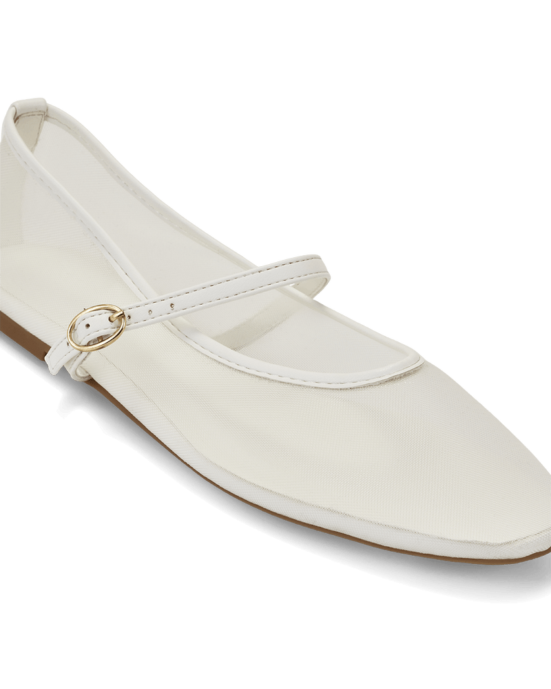 BEATRIZ - WHITE MESH-Flats-Billini-Billini