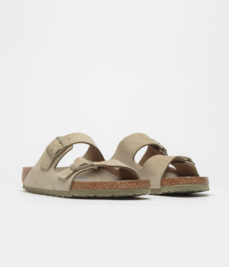 Birkenstock Arizona SFB Sandals in Faded Khaki