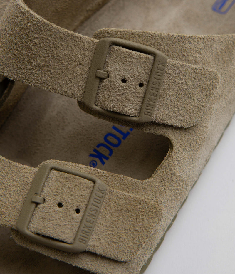 Birkenstock Arizona SFB Sandals in Faded Khaki