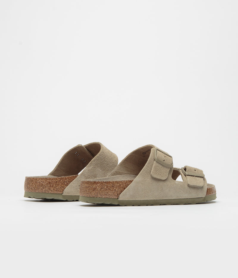 Birkenstock Arizona SFB Sandals in Faded Khaki