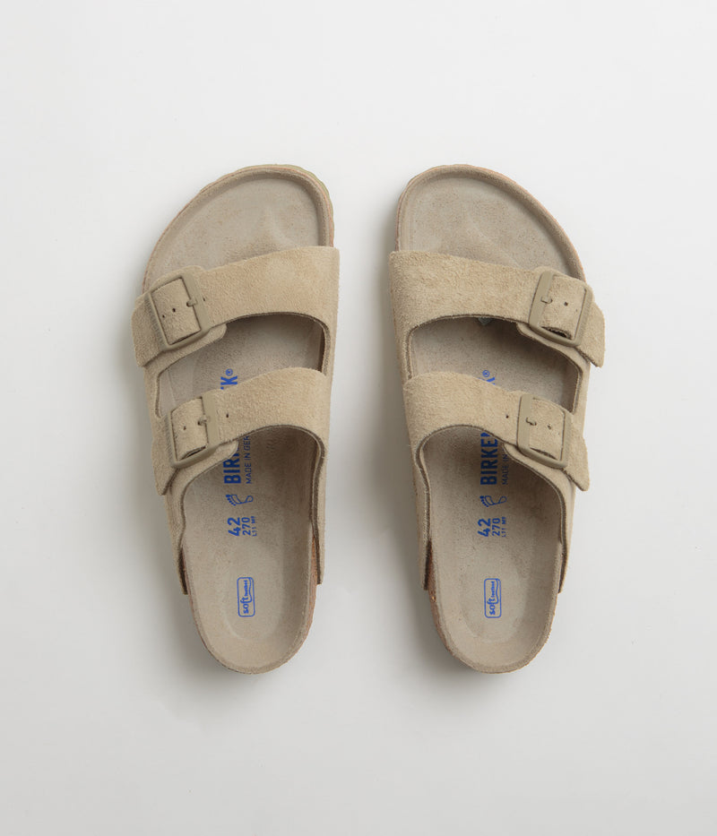 Birkenstock Arizona SFB Sandals in Faded Khaki