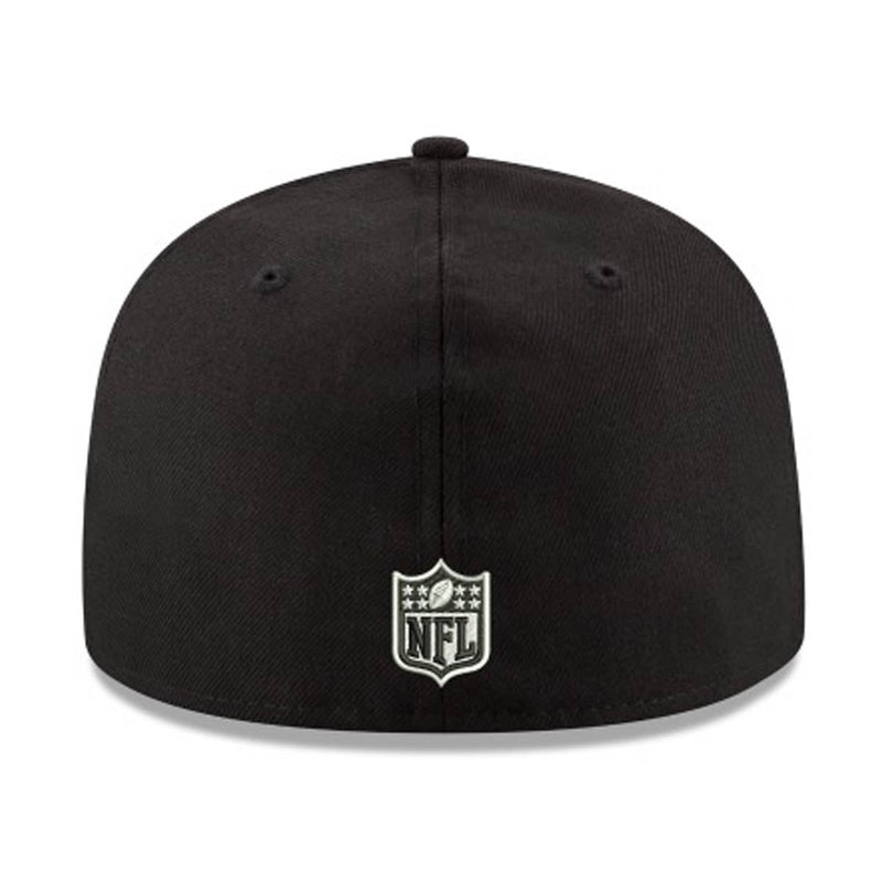 Black and White 59FIFTY 'Los Angeles Rams' Fitted Hat