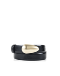 BOSTON BELT - BLACK SHINE-GOLD-BELTS-Billini-Billini