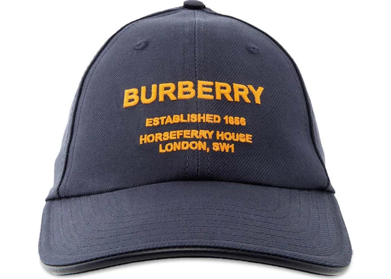 Burberry Horseferry Motif Baseball Cap Midnight Blue