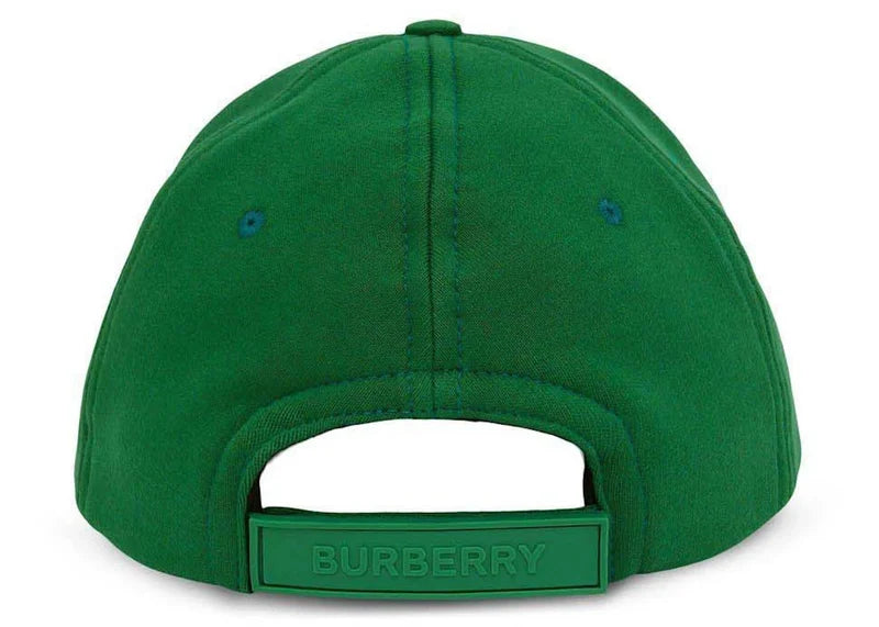 Burberry Logo-Patch Cap Green