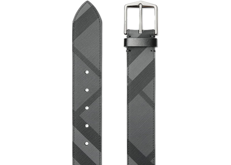 Burberry London Check Belt 1.6 Width Dark Charcoal/Black