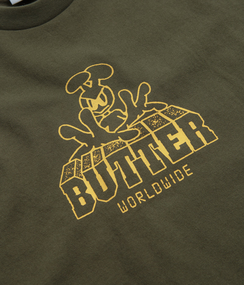 Butter Goods Alien T-Shirt in Army