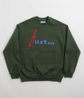 Butter Goods Device Crewneck Sweatshirt in Dark Green