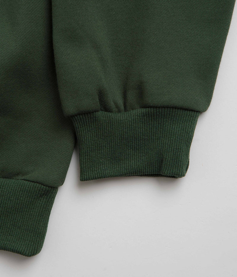 Butter Goods Device Crewneck Sweatshirt in Dark Green