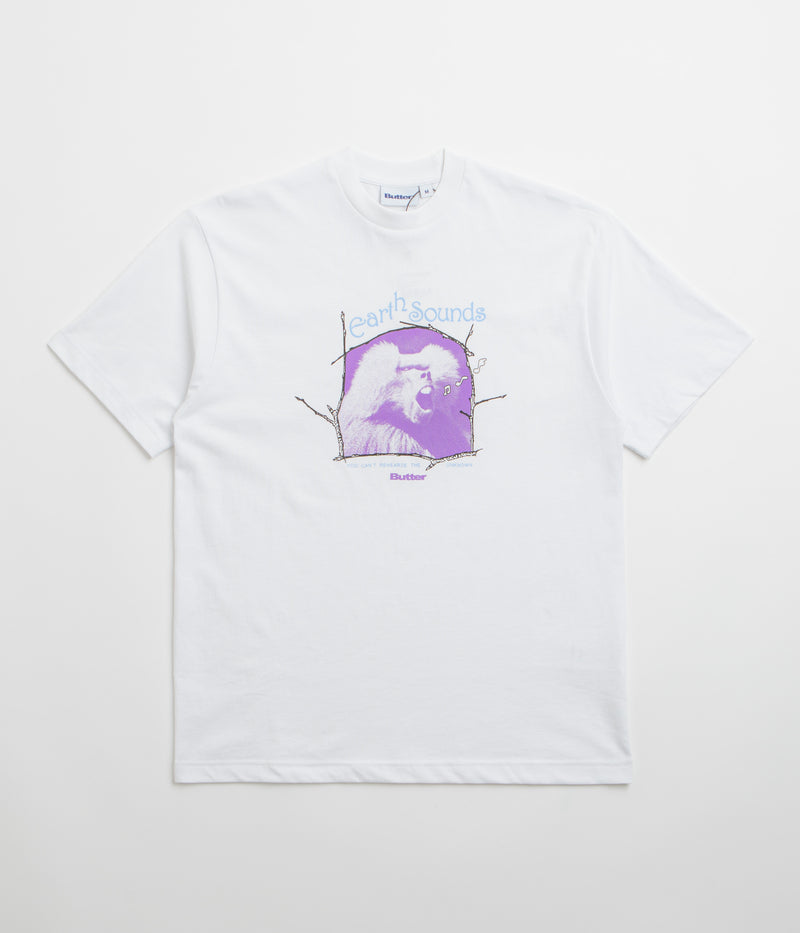 Butter Goods Earth Sounds T-Shirt in White