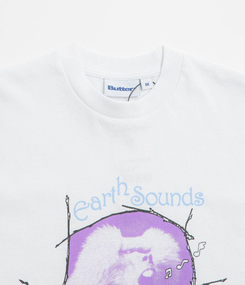 Butter Goods Earth Sounds T-Shirt in White