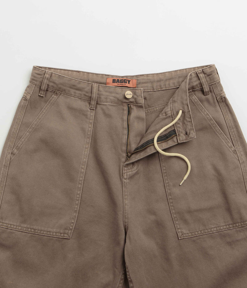 Butter Goods Patch Pocket Denim Shorts in Sandalwood