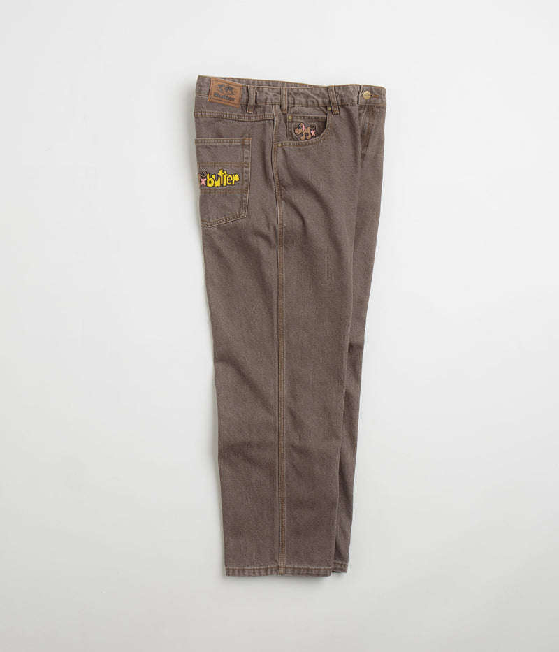 Butter Goods Pooch Relaxed Jeans in Washed Brown