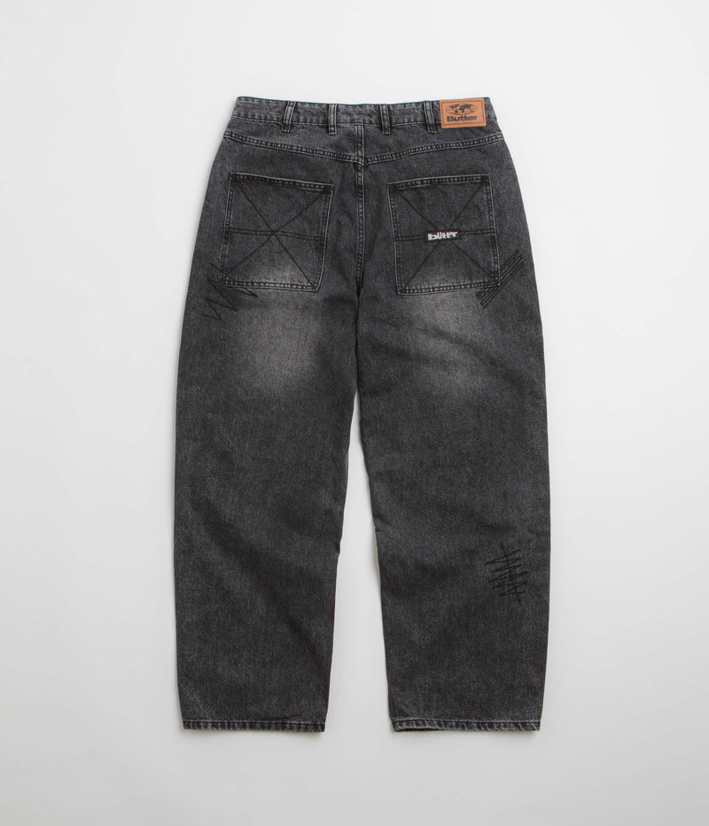 Butter Goods Stitch Jeans in Distressed Grey