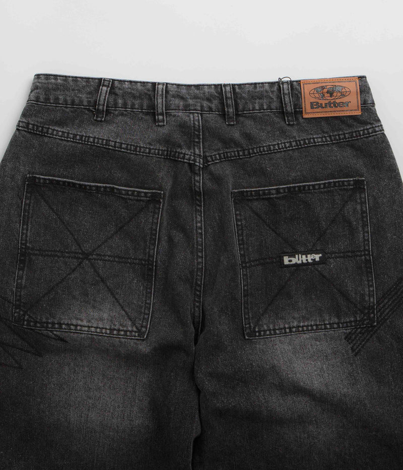 Butter Goods Stitch Jeans in Distressed Grey
