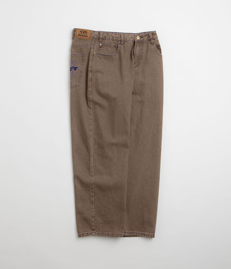 Butter Goods Warped Jeans in Washed Brown