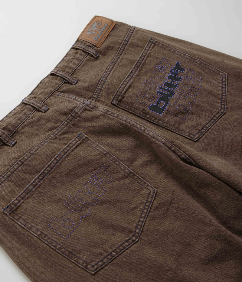 Butter Goods Warped Jeans in Washed Brown