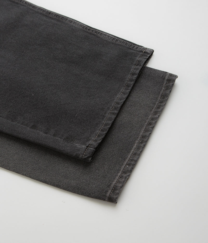 Butter Goods Wide Cut Jeans in Washed Black
