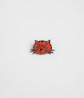 by Parra Sad Cat Enamel Pin in Orange
