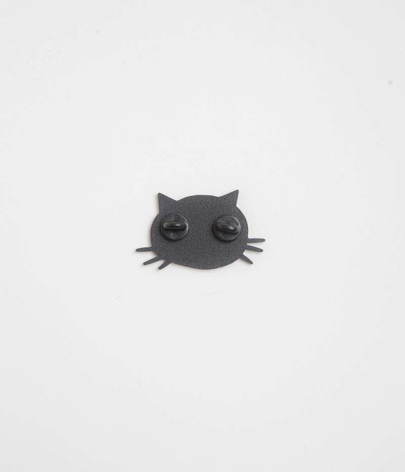 by Parra Sad Cat Enamel Pin in Orange