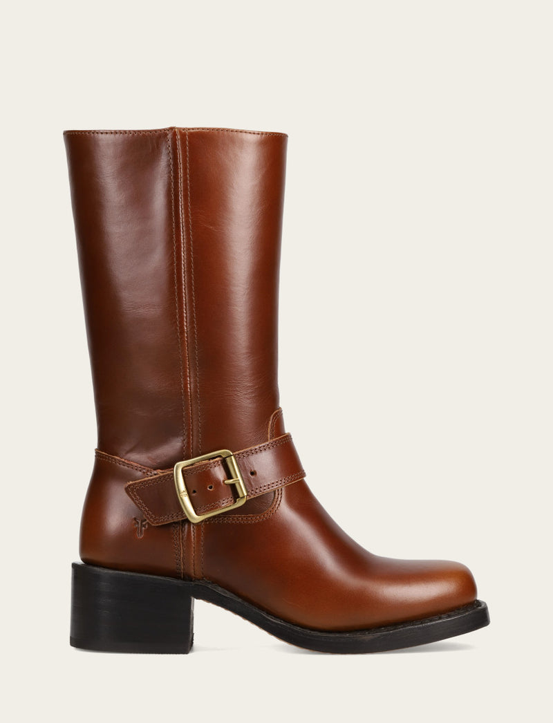 Campus Buckle - Saddle - Outside