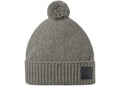 Canada Goose Leather Patch Pom Toque Heather Grey