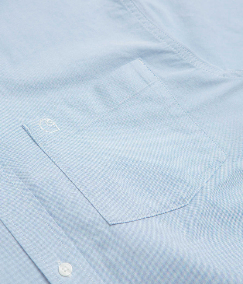 Carhartt Braxton Short Sleeve Shirt in Bleach and Wax
